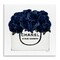 Stupell Industries Trendy Chic Navy Blue Roses Wall Plaque Art